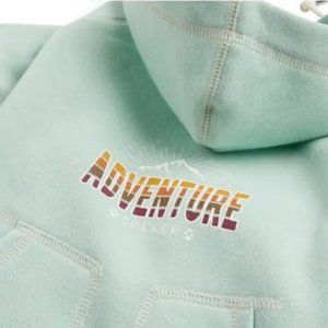 YOULY Dog Hoodie Adventure Seeker Light Green Size L 17-19in (Neck to Tail) NEW